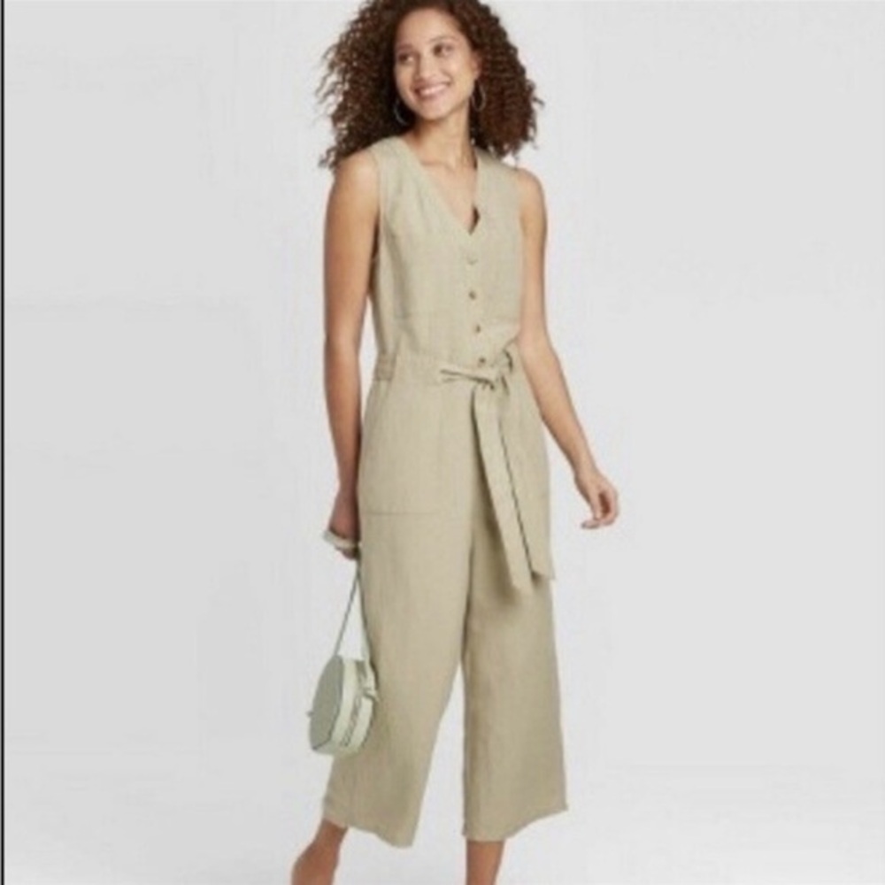 A New Day Linen Romper